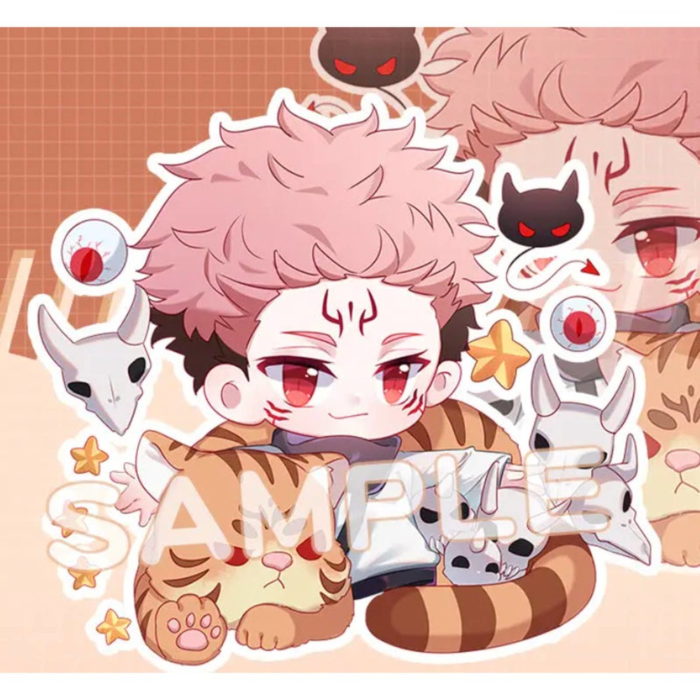 Jujutsu Kaisen Sukuna Chibi Anime Acrylic Keychain